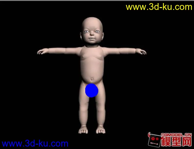 可爱的婴儿模型的图片1