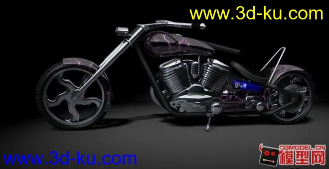 一个摩托车模型的图片1