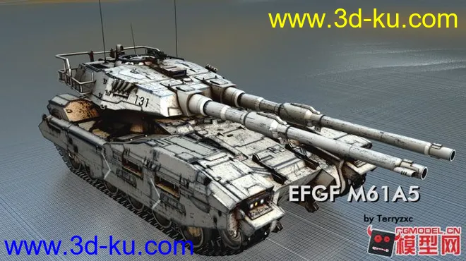 高精地球联邦61式5型-E.F.G.F M61A5模型的图片1