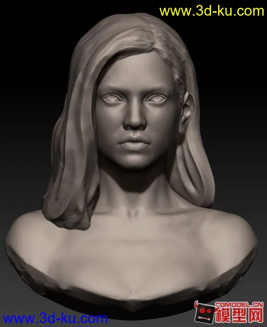 a female bust模型的图片1