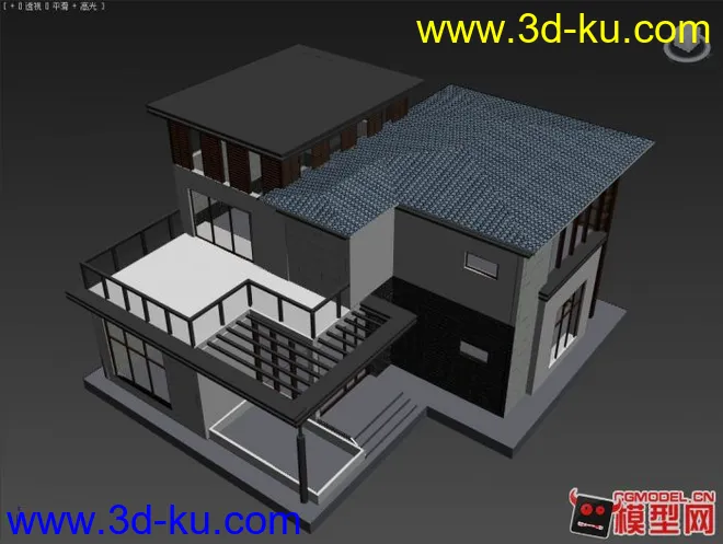 中式建筑房子模型的图片4