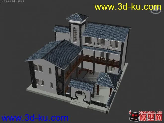 中式建筑房子模型的图片6