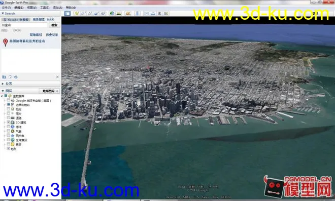 旧金山 城市建筑群 模型下载的图片2