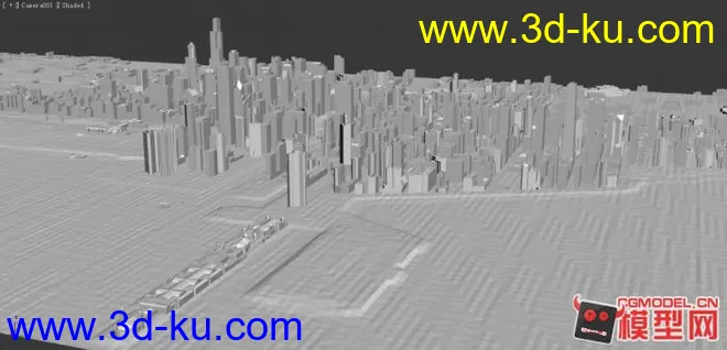 芝加哥 城市建筑群 模型 下载的图片2
