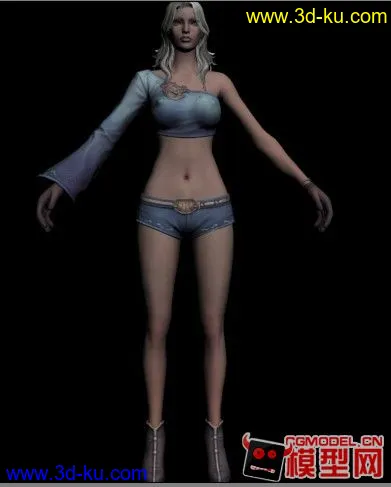 [◆ 写实类 ◆] Tera女性角色——裸模型的图片1