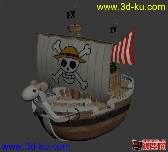 海贼迷们，PSX PS2 PS3 原版海贼王精品模型大合集（带贴图 法线）的图片1