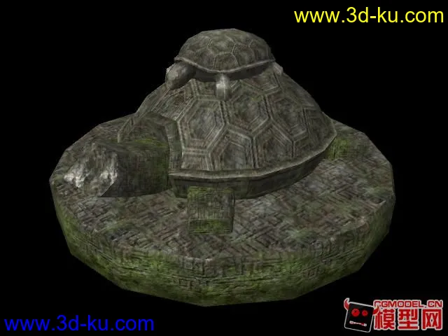 烏龜雕像模型的图片1