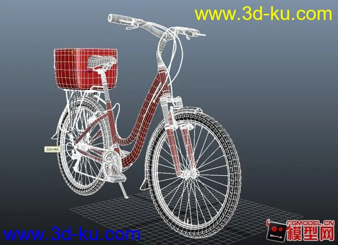 高精 自行车模型的图片1