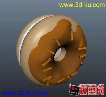 甜甜圈 饼干 食物模型的图片1
