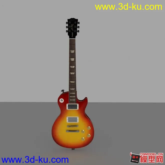 吉他三维模型下载的图片1