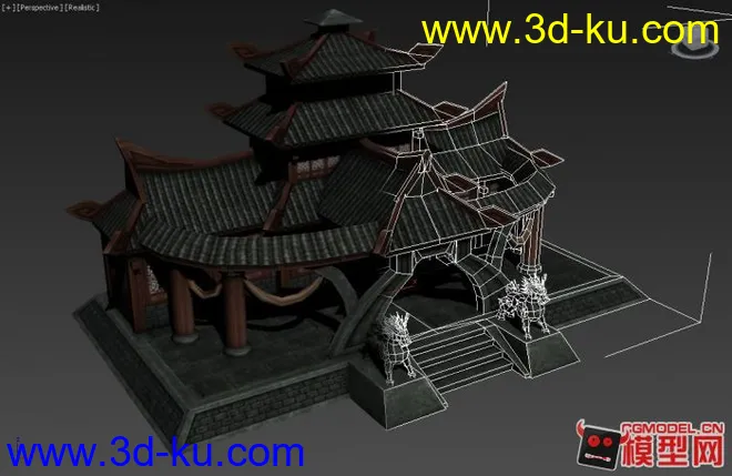 中国古代建筑一枚模型的图片2