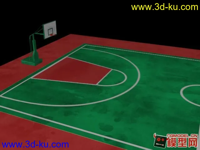 篮球场写实类模型的图片1