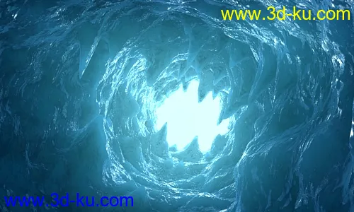 冰川隧道，材质不错模型的图片1