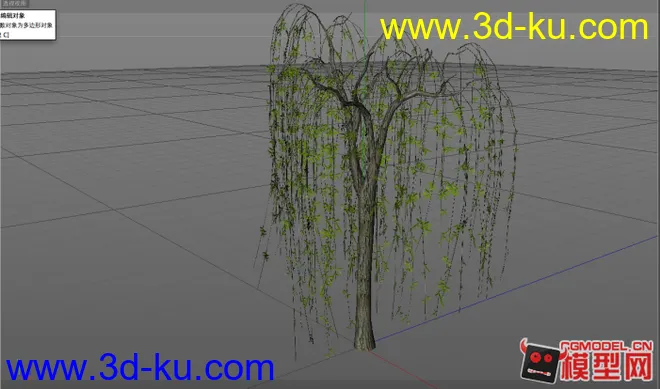 小柳树 模型的图片2