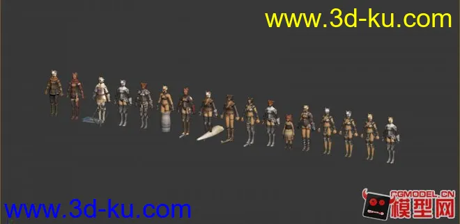 最终幻想11全套模型资料及设定的图片11