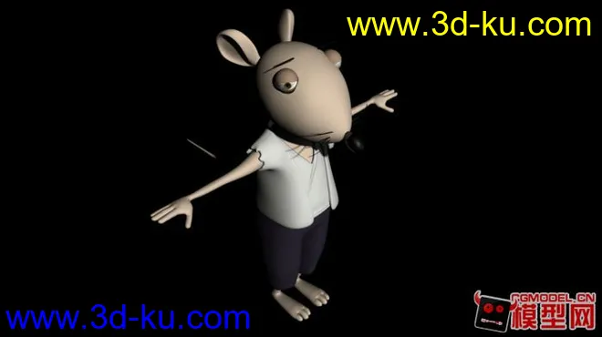 有趣的人形小老鼠模型的图片3