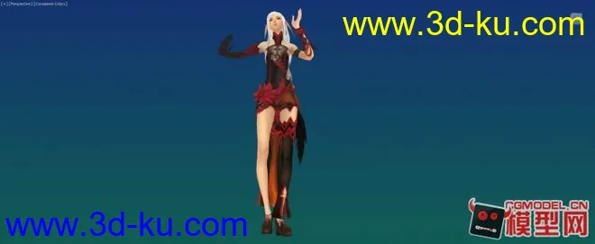 剑灵女角色模型改头换面带玩家指定动作帖图色艳的图片2