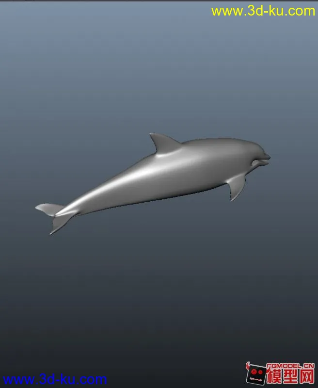 随便做的一个海豚模型的图片1