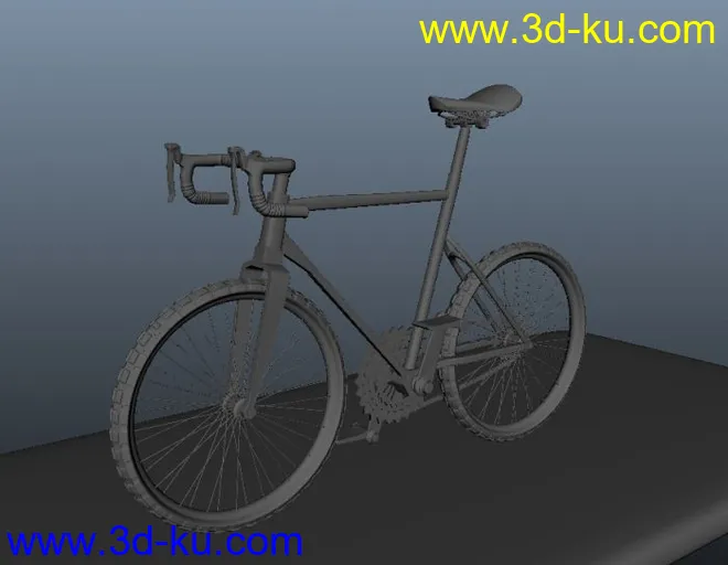 影视动画场景道具-自行车模型的图片2