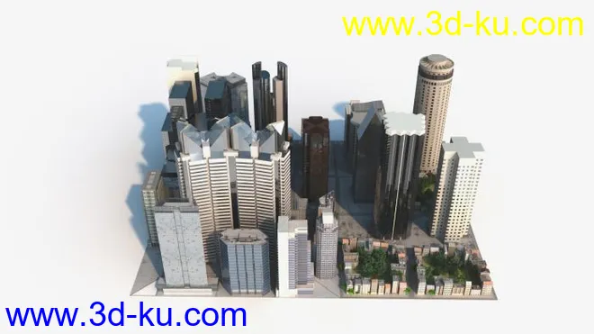 景观建筑鸟瞰模型的图片29