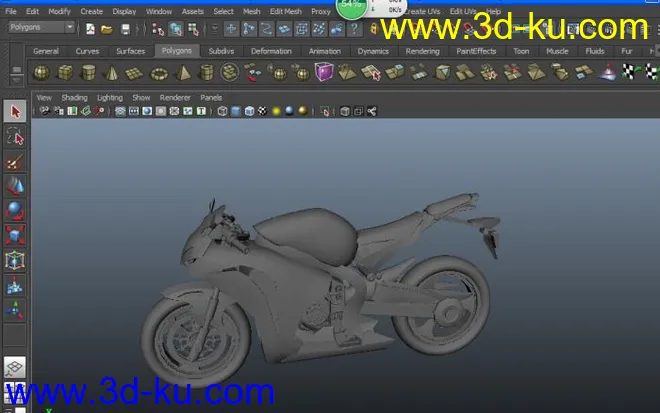 maya2011-摩托车模型的图片1