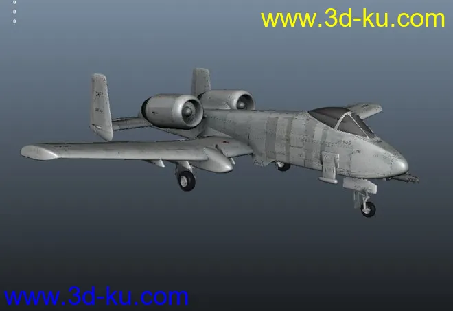 美军A-10雷电攻击机模型的图片1