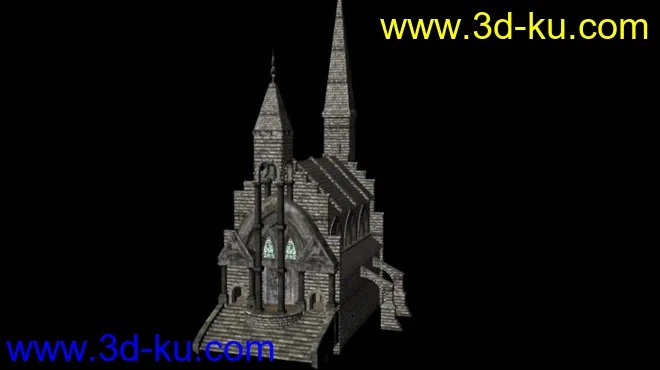 教堂  注意：内部也有场景，可以从两侧门进入模型的图片1
