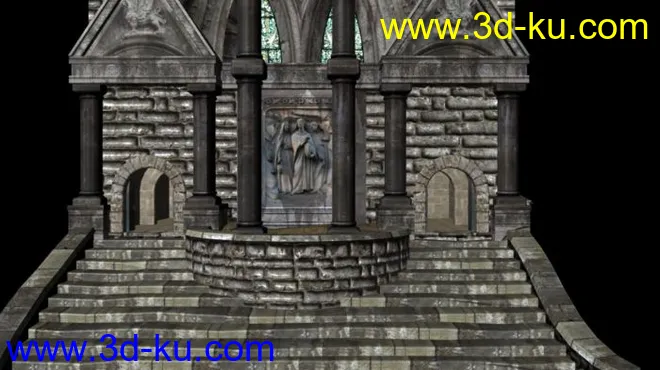 教堂  注意：内部也有场景，可以从两侧门进入模型的图片3