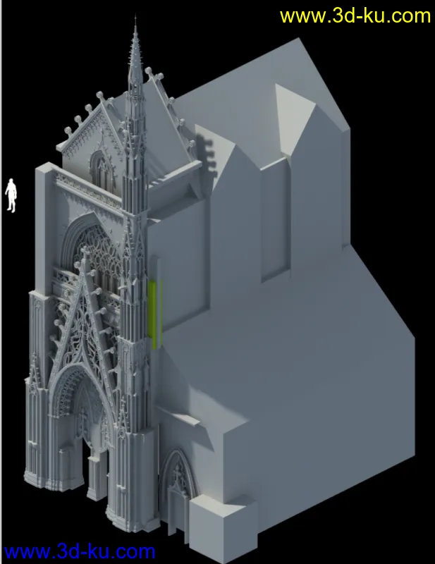 大教堂 ，高模模型的图片1