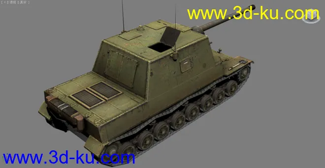[全套军事模型]重型坦克系列独立分包Obj+贴图+MAX2012下载（不断更新）的图片25