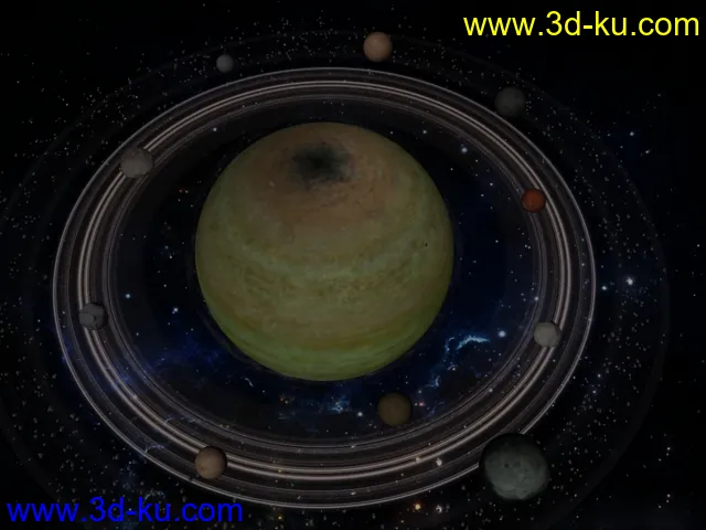 土星场景模型的图片2