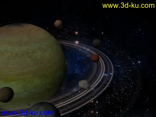 土星场景模型的图片3