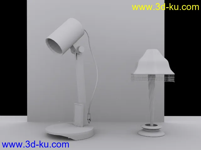 两个台灯。。。。模型的图片1