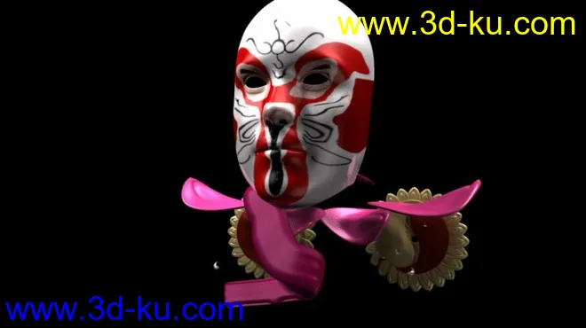 京剧人物猴子  （面具）模型的图片1