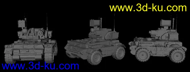 自己做的一个装甲车上传的是OBJ文件模型的图片1