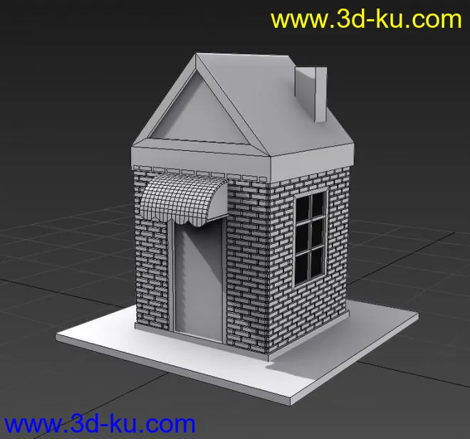 随手做的小房子~模型的图片1
