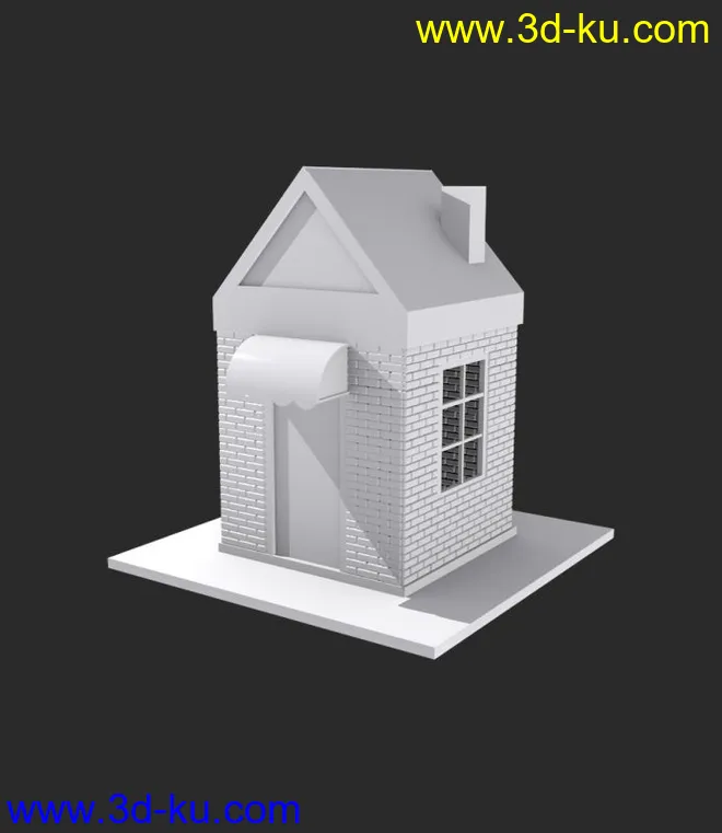 随手做的小房子~模型的图片2