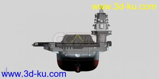 中国辽宁号航空母舰工业3d模型，各种三维格式，可以打印的图片8