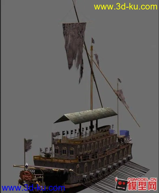 改造海盗船（贴图动画）模型的图片1