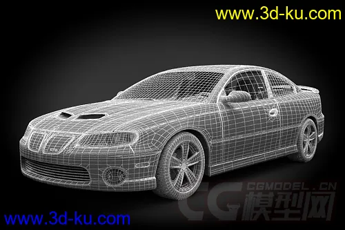EVERMOTION庞蒂克GTO车模型的图片2