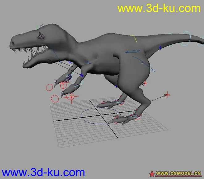 恐龙模型——骨骼+动作动作的图片2