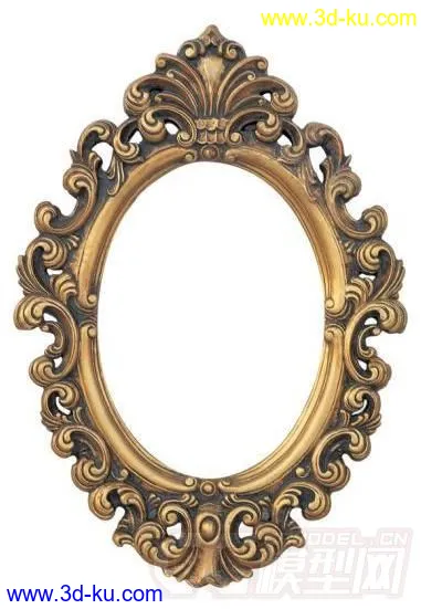 欧式古典风格的铜镜模型的图片1