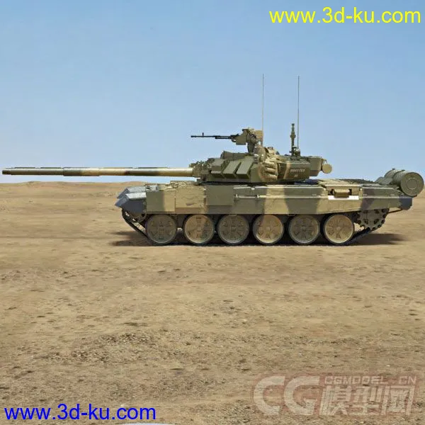 影视级坦克模型-T90的图片3