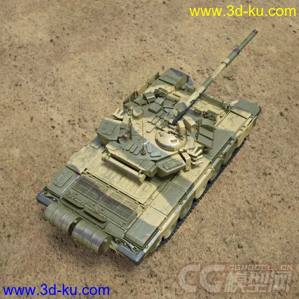 影视级坦克模型-T90的图片6