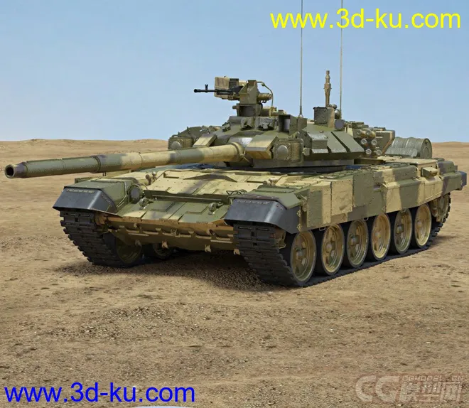 影视级坦克模型-T90的图片8