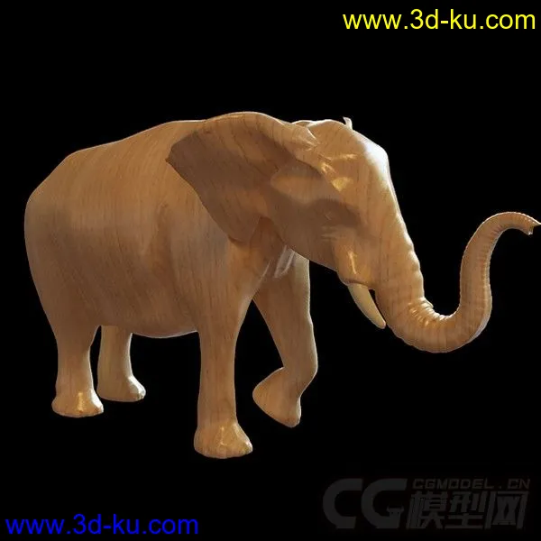 一只大象装饰品模型的图片1
