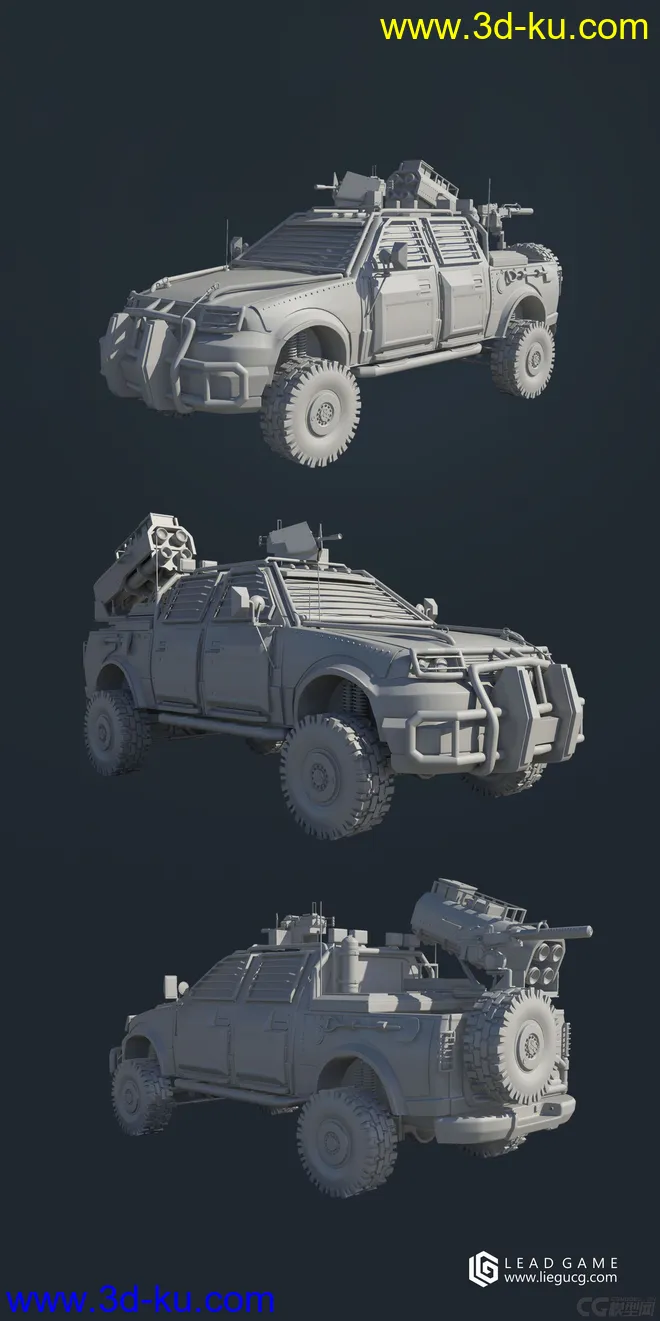 重火力机甲汽车模型的图片2
