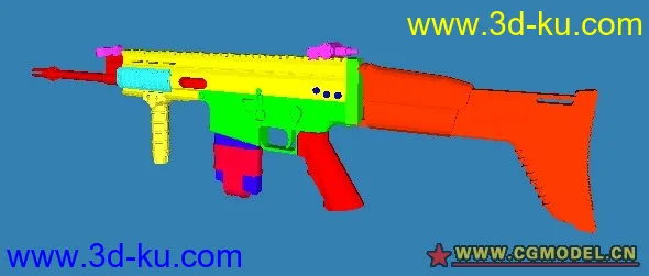 scar-h突击步枪模型的图片1