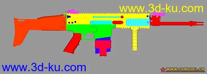 scar-h突击步枪模型的图片2