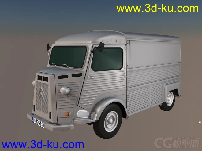 雪铁龙——老式 霸气铁皮大卡车 货物运输车 大型户外车模型的图片1